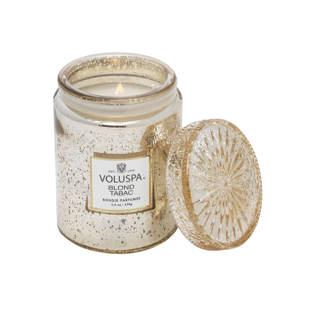 MINI VELA POTE VIDRO VOLUSPA 6879 50H BLOND TABAC(BL)
