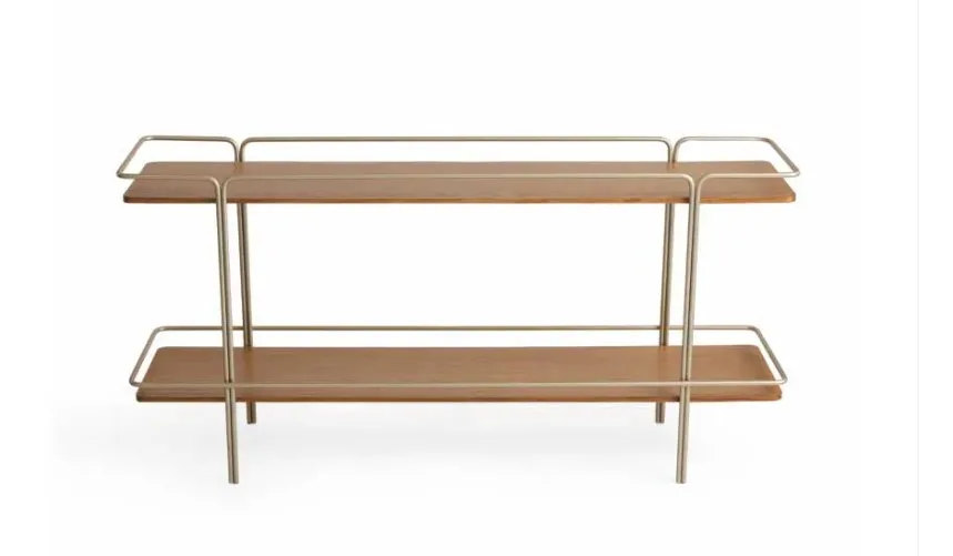 APARADOR CORBELLI HERA MEL E METAL OURO 1.20MT(BL)