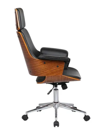 CADEIRA OFFICE RIVATTI COIMBRA PU PRETO(BL) 2