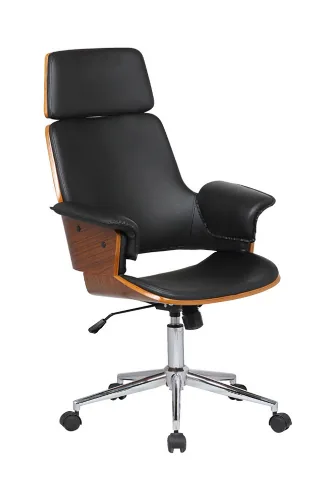 CADEIRA OFFICE RIVATTI COIMBRA PU PRETO(BL)