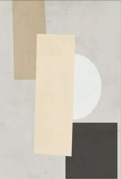 QUADRO LEART 60X90 ALUMGLASS GEOMETRICO A(BL)