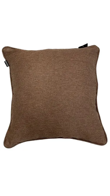 ALMOFADA DECORTEXTIL 189-03 RUSTICA LISA 0.52X0.52 CAPUCCINO(BL)