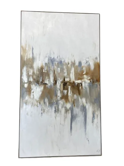 QUADRO LEART 1.15X2.00 LINHA PINTURA A MAO ABSTRATO(BL)