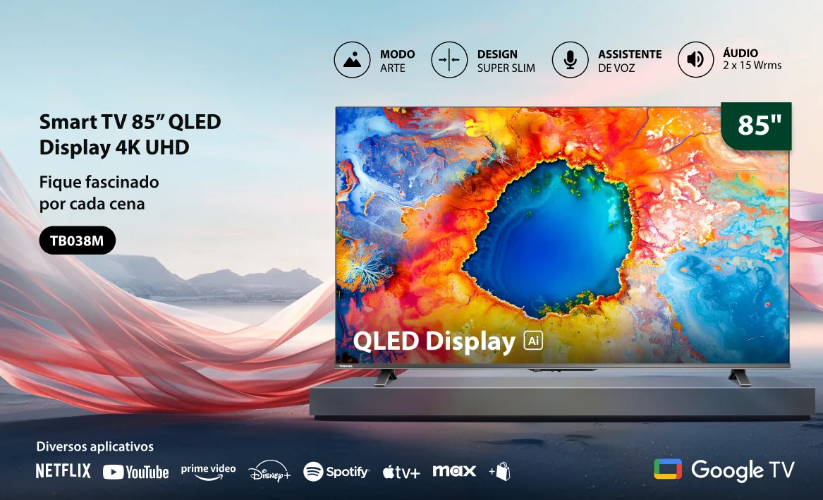 TV TOSHIBA 85" 85C450NS GOOGLE