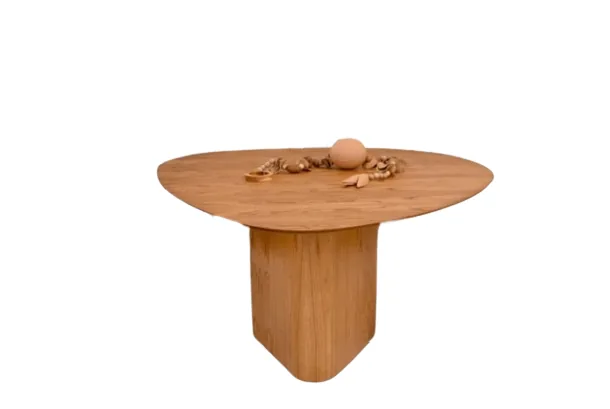 MESA JANTAR REFINATTO ONDAS ORGÂNICA AMENDOA 1.36MT(BL)