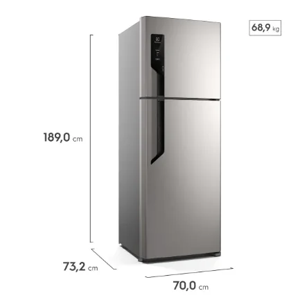 REFRIGERADOR ELECTROLUX TF70S 431L FROST FREE INOX 220V 4