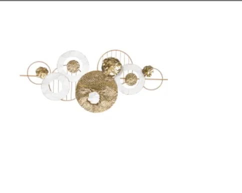 Quadro parede florarte metal dourado 57234001(bl)