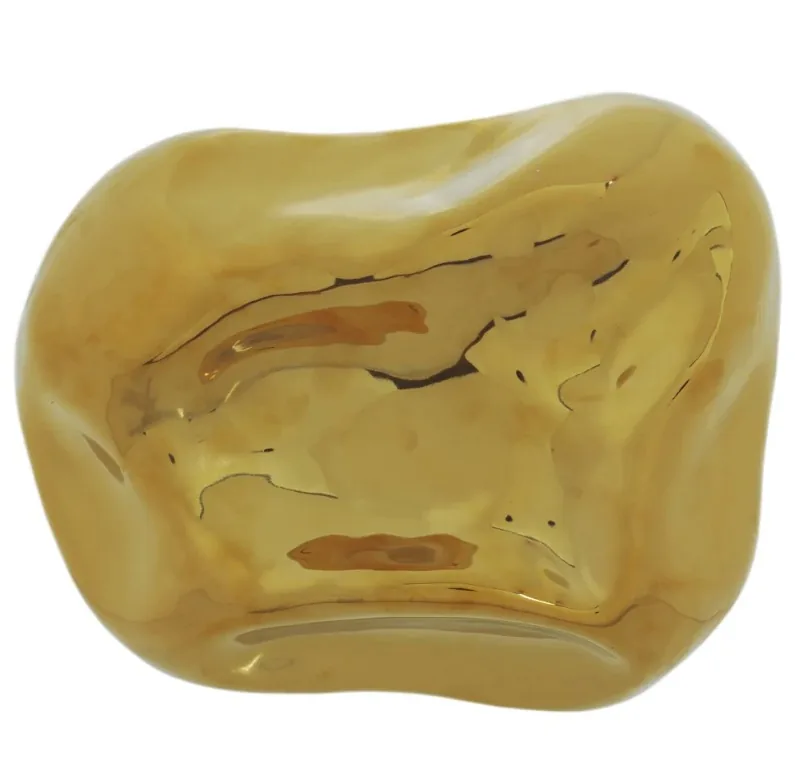 Escultura parede florarte stone dourado 62322001(bl)