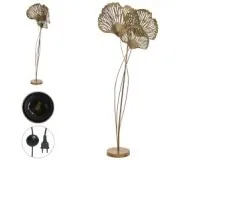Luminaria florarte metal dourado 83544001(bl)