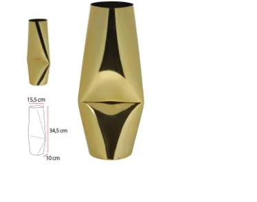 Vaso florarte aco inox dourado 52764001(bl)