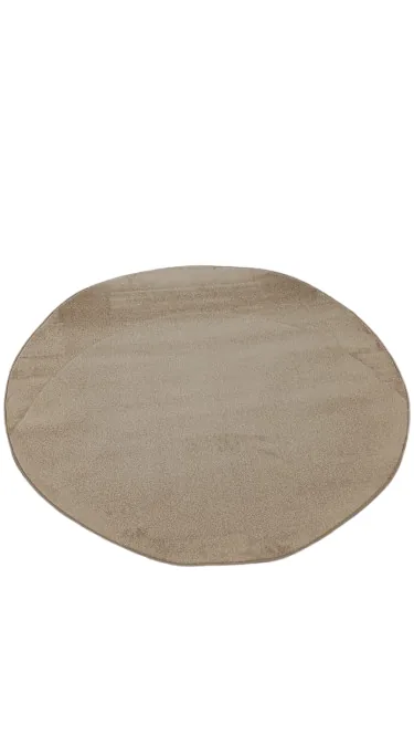 TAPETE VIA STAR 1,40X1,40 REDONDO NUVOLA BEGE(BL) 3