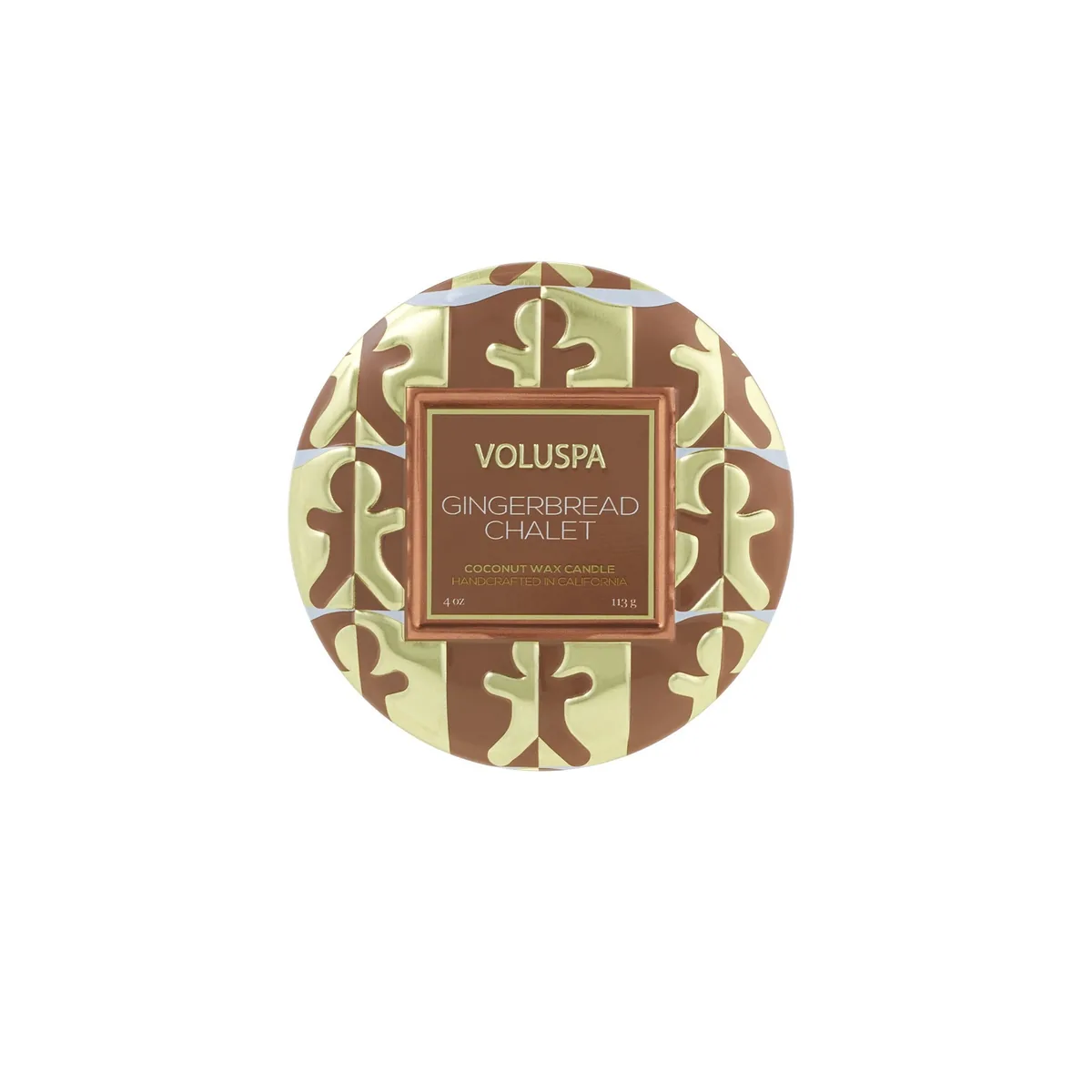 MINI VELA LATA VOLUSPA 55113 25H GINGERBREAD CHALET(BL)