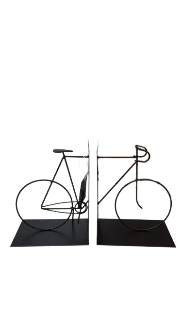 APARADOR DE LIVROS MART 15837 BICICLETA METAL(BL)