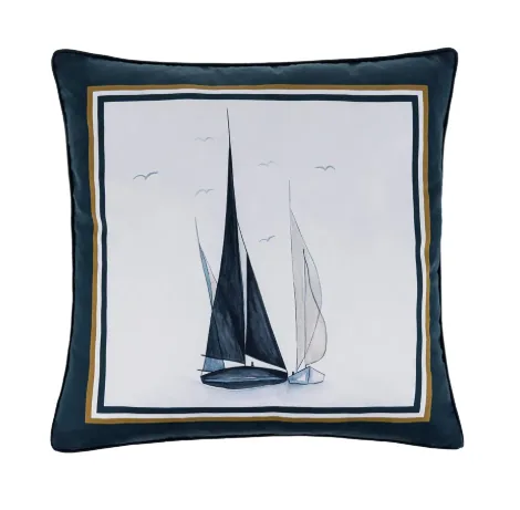 ALMOFADA  TRUSSARDI 0.45X0.45 VELEIRO(BL)
