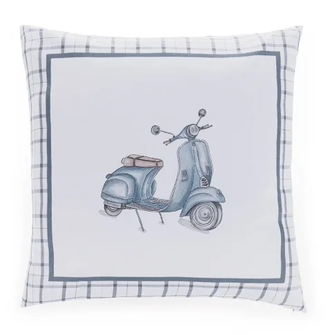 ALMOFADA  TRUSSARDI 0.45X0.45 CIRELLO(BL)