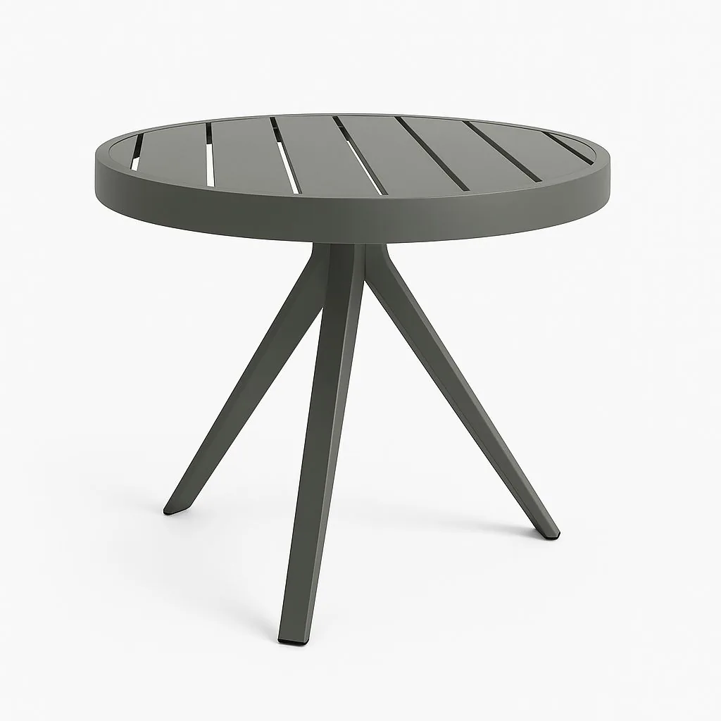 MESA APOIO ALUMAX 455 ITALIA RIPADO 0.50MT CINZA(BL)