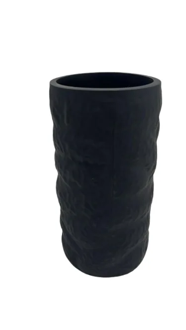 Vaso florarte  vidro preto p 83686001(bl)