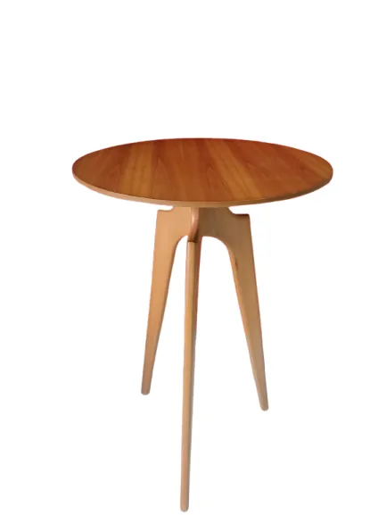 MESA BISTRO REFINATTO GRECIA AMENDOA 0.70MT(BL) 2