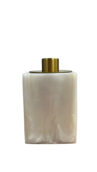 DIFUSOR QUADRADA RESIMETAL METAL OURO 120ML(BL)