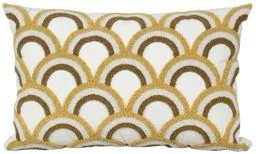 ALMOFADA BAGUETE DECORTEXTIL 241-18 RUSTICA 0.35X0.52 ESPONJA GEO MOSTARDA(BL)