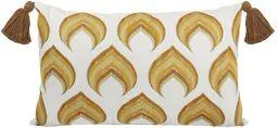 ALMOFADA BAGUETE DECORTEXTIL 270-20 SARJA 0.35X0.52 FINO GEOMETRICO TERRA(BL)