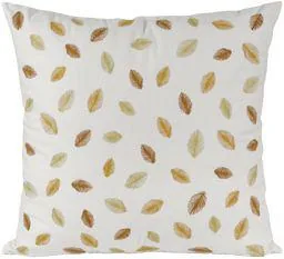 ALMOFADA 270-19 DECORTEXTIL SARJAL 0,52X0.52 FOLHAS TERRA(BL)1