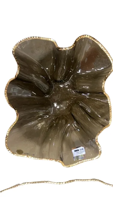 CENTRO DE MESA LUCA MILLANI CASTANHO BORDA OURO 660(BL)