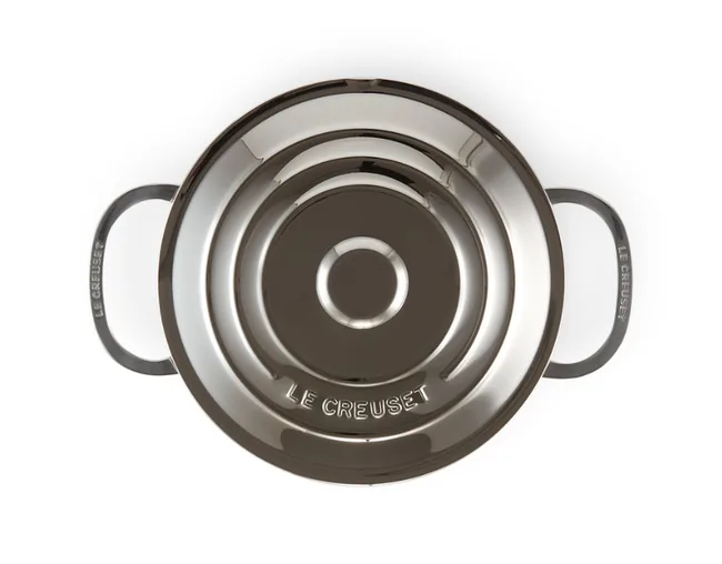CACAROLA LE CREUSET SAUTE FUNDA 24CM SIGNATURE INOX(BL) 2