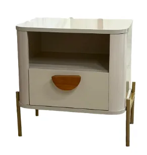 MESA DE CABECEIRA JM IRIS SLIM DOURADO 0.50MT(BL)