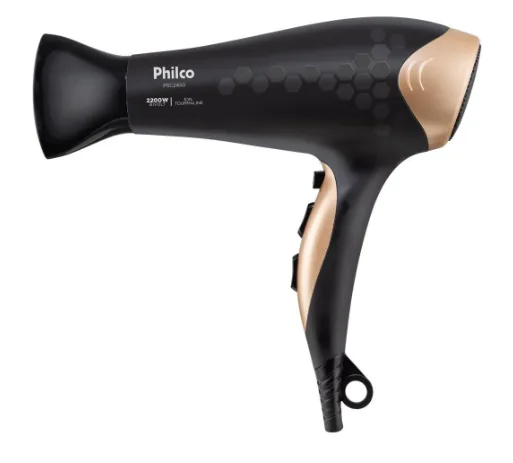 SECADOR CABELO PHILCO PSC2450 TOURMALINE 2200W BIV ANTIGO:2100W