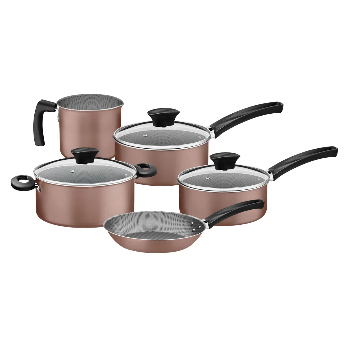 Jogo panela tramontina 5pc michigan 28299/497 marron