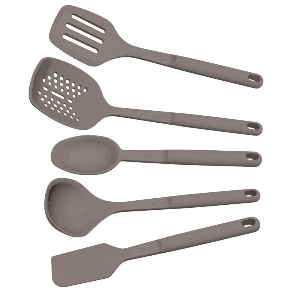 JOGO UTENSILIOS TRAMONTINA 5PC SOFTTA SILICONE CINZA 2