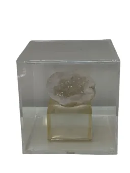 CAIXA ACRILICA TULIPA PEDRA GEODO(BL)