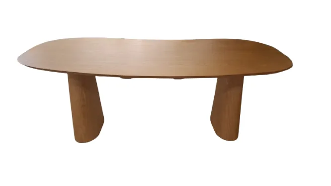 MESA JANTAR ACO MOBILIA VIENA OBLONGO 2.20MT(BL)