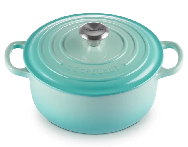 PANELA REDONDA LE CREUSET SIGNATURE 26CM COOL MINT(BL)