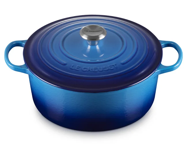 PANELA  REDONDA LE CREUSET REDONDA 34CM AZURE BLUE(BL)