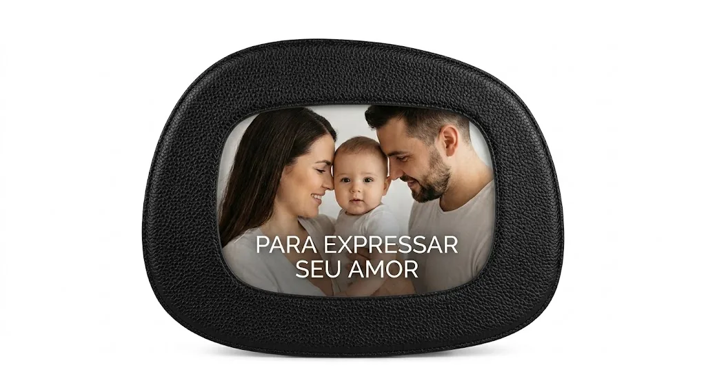 PORTA RETRATO GOODS BR ORGANICO COURINO PRETO 10X15 665003(BL)