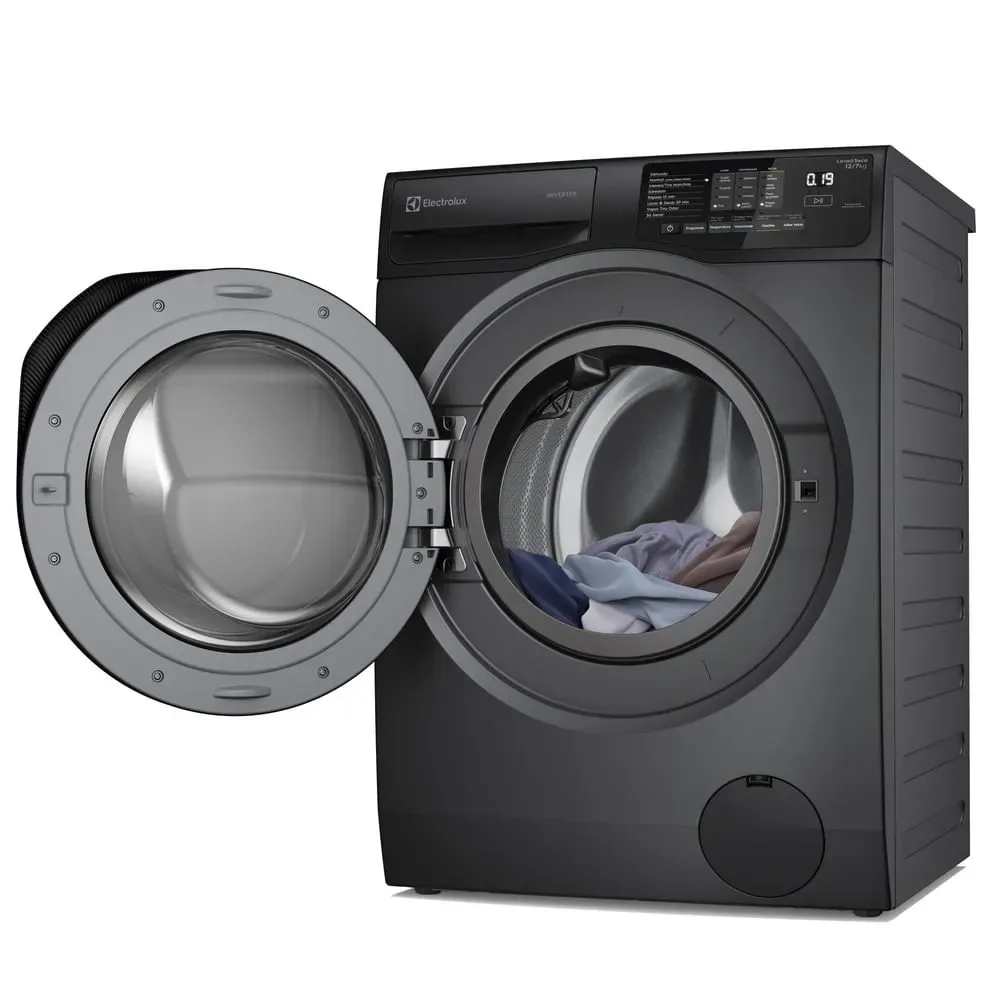 LAVADORA SECADORA ELECTROLUX LSC12 12.7KG SILVER 220V 3