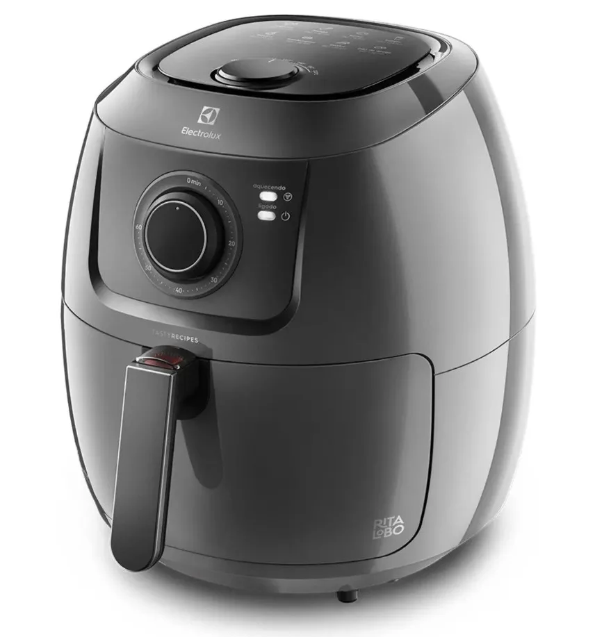 FRITADEIRA ELETRICA ELECTROLUX AIR FRY 5L EFFICIENT EAF50 CINZA 4