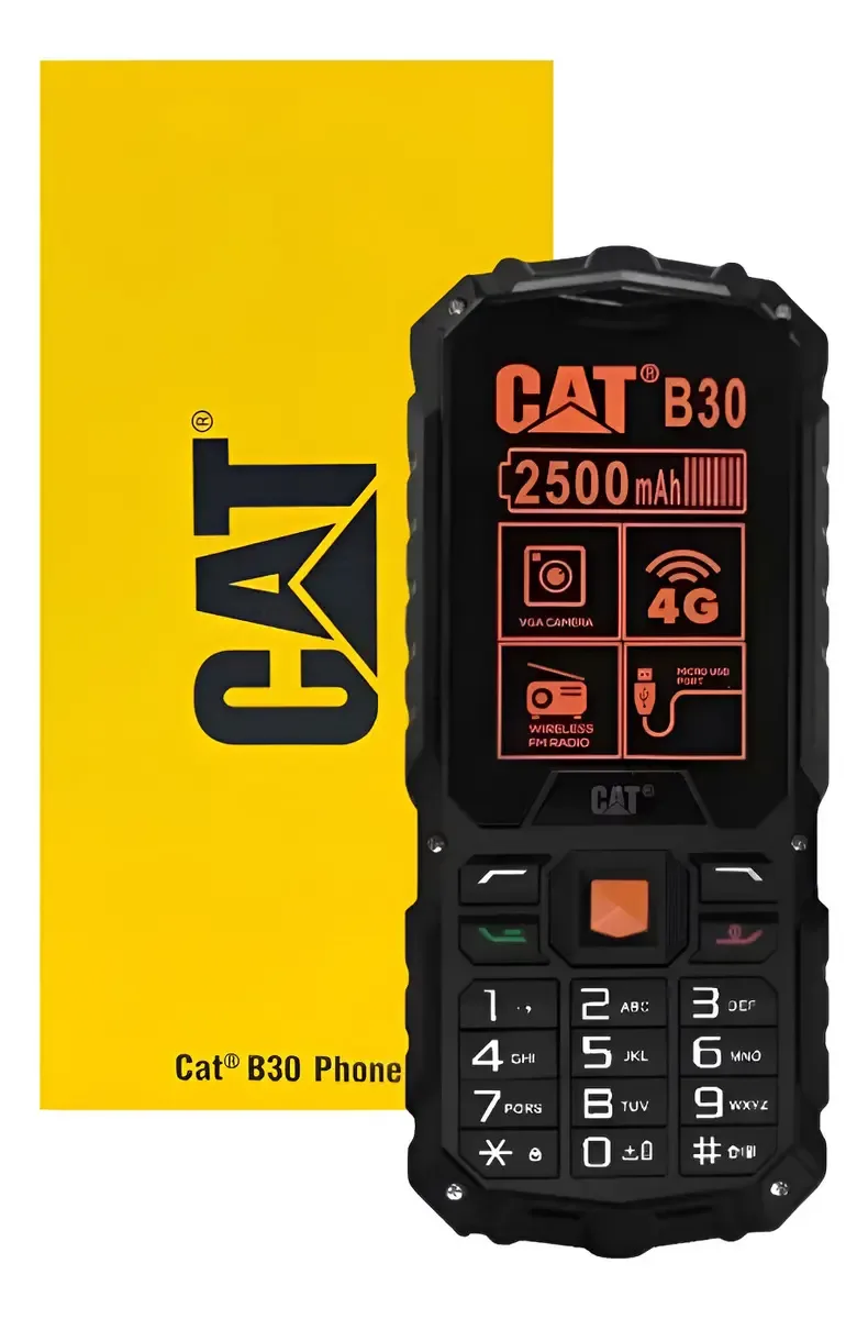 Celular caterpillar b30 4g preto