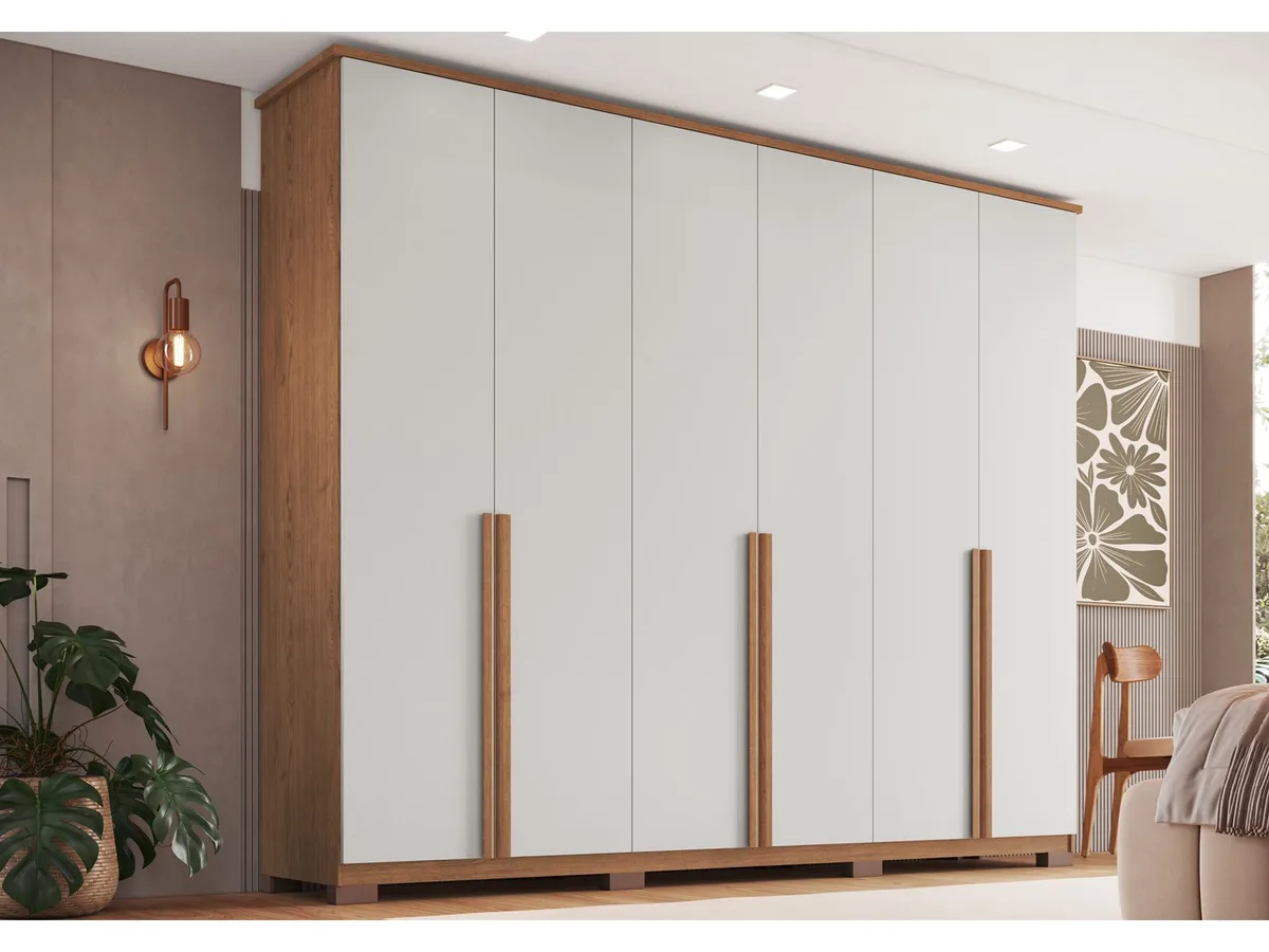 Roup. castro vegas 3465m 6pt mdf cedro/off white 2.30lx2.25a