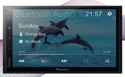 AUTO RADIO PIONEER DMH-145BR CENTRAL MULTIMIDIA 7" BLUETOOTH/USB/AUX/FM  2