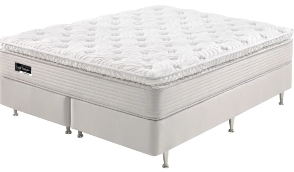 CONJ. BOX ECOFLEX DIAMANTINA 158X198X056 MALHA CRISTAL MOLA POCKET P/120KG